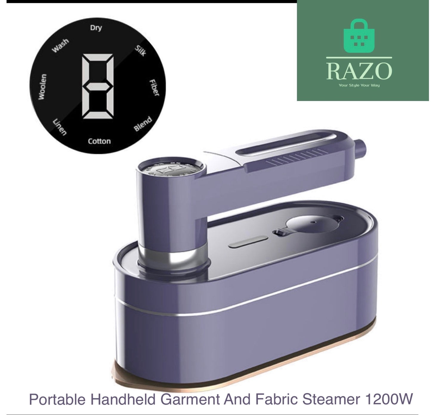 New Design Portable Handheld Garment And Fabric Steamer 1200W Quick Heat Mini Travel Steam Iron For Clothes